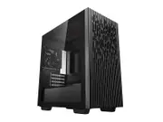 DeepCool MATREXX 40 Mini-ITX / Micro-ATX Case, Tempered Glass Side Panel, Mesh Top and Front, 1x Pre-Installed Fan, Removable Drive Cage, Black