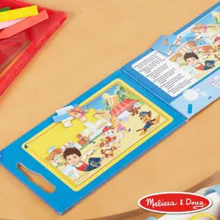 【Melissa & Doug 瑪莉莎】磁力隨身拼圖遊戲書 汪汪隊立大功(PAW Patrol 官方授權)