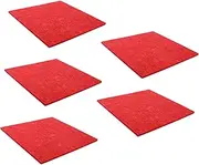 ERINGOGO 5Pcs Felt Panel Soundproofing Board for Home Music Rooms Acoustic Absorption Panels Easy Install Noise Reduction Durable Felt Material for Ktv and Studios