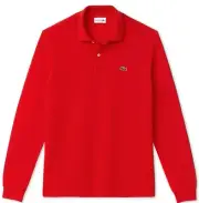 LACOSTE Men’s Classic Fit Long-Sleeve L.12.12 Polo Shirt Size 3XL NEW