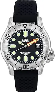 [RATIO] FreeDiver Professional Diver Watch Sapphire Crystal Automatic MIYOTA Movement Diver Watch 500M Water Resistant Diving Watch for Men