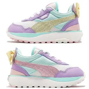 Puma 聯名童鞋 Cruise Rider Bon Bon INF 幼童 學步鞋 紫 白 驚喜寶貝蛋 蝴蝶結 38580901