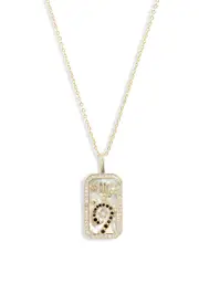 Melinda Maria Zodiac Pendant Necklace in Gold-Scorpio at Nordstrom One Size Goldcorpio