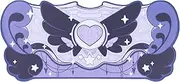 GeekShare Large Gaming Mouse Pad Kawaii Pink Non-Slip Rubber Back Mouse Pad Big Waterproof Desk Mat for Keyboard and Mouse Perfect for Gaming,or Home Office Work - Star Wings (Purple)