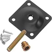MOLUCKFU 1Set Metal Furniture Leg Brackets Thickened Iron Connectors for Stable Sofa Table Chair Assembly Easy Install Hardware Accessories for Furniture Mending Plates
