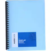 Paperclick Display Book A4 20 Pocket Assorted each