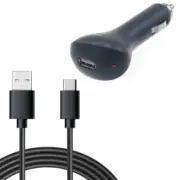 Cable USB Car Charger MicroUSB Power Adapter Cord DC Socket for Cell Phones