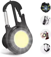Rechargeable Mini LED COB Work Light 2000LM Portable Waterproof Flashlight 4 Lig