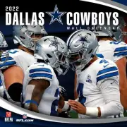 Dallas Cowboys 2022 WALL CALENDAR Official NFL NFLPA New in Shrink Wrap
