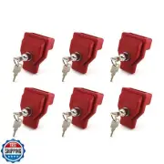 Yujanery Plastic, Glad Hand Lock, Keyed Alike, 6 Pack