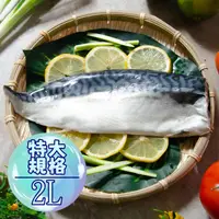 在飛比找ihergo愛合購優惠-免運!【鮮綠生活】9片 挪威薄鹽鯖魚2L 商品重量：230g