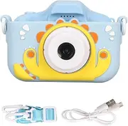 Kids Selfie Camera for Girls Boys, Digital Camera Blue Little, 40MP 2 Inch IPS Eye Sun Screen Dual HD Lenses 400mAh Battery Toddler Camera Toys for
