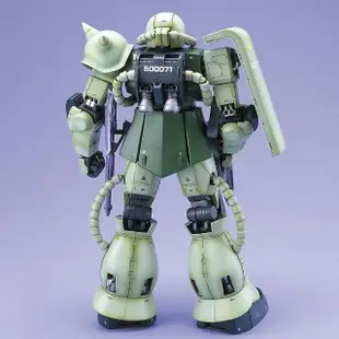 【BANDAI 萬代】PG 1/60 ZAKU II 量產型綠薩克 II(萬代模型 模型玩具 組裝模型 鋼彈模型)