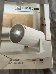 Multimedia Projector Highlight Coating Lens LED Source 4K