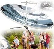 Portable Solar Oven, Outdoor Solar Cooker & Camping Oven,Travel Emergency Tool,Reinforced & Foldable -No Fire Or Electricity Required