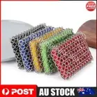 Cast Iron Cleaner Stainless Steel Chainmail Scrubber for Cast Iron Pans
