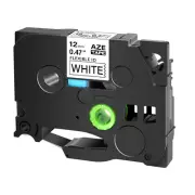 TZe TZ-FX231 Black On White Flexible Label Tape Compatible For Brother P-Touch