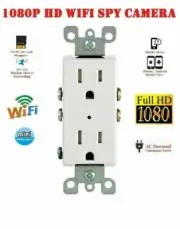 1080P HD WIFI IP Security Camera Drop In AC Wall Outlet Can Be Viewed Remotely