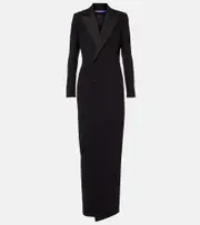 [Ralph Lauren Collection] Ralph Lauren Collection Kristian silk cady gown AU 4 black