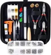 Jewelry Making Supplies Kit w/Tools, Wires Findings for Jewelry Repair & Beading