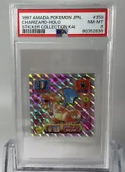 1997 AMADA POKÉMON JPN.#359 CHARIZARD-HOLO PSA 8 Pokémon