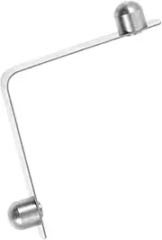 PACKOVE Adjustable Cane Spring Pad v Shape Snap Clip Crutch Shrapnel Spring Buckle for Walking Stick Accessories