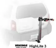 YAKIMA HighLite 3 BIKES CARRIER Hitch mounts 8002439 or 8002437 DISCONTINUED