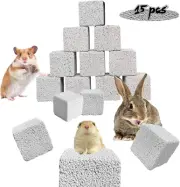 15 Pcs Rabbits Lava Blocks Bunny Teeth Grinding Stone Small Animal Mineral Calci