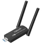 WiFi 6E AX5400M USB 3.0 WiFi Adapter for PC Desktop, 802.11AX, Tri-Band 6GHz/...