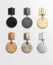 Water-proof Zinc Alloy Magnetic Non-punch Door Stopper