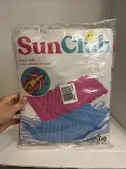 SunClub Wave Mat - 85.5" x 34.5" Pink Summer pool float