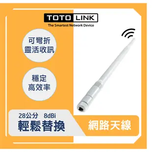 TOTOLINK 2.4G 可拆式 WiFi 網路天線 加強收訊 sma接頭