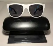 McQ by Alexander McQueen MQ0018SA White Black Grey New Women's Sunglasses