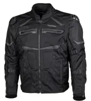 Cortech Hyper-Tec Mens Textile Motorcycle Jacket Black SM