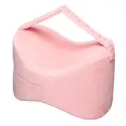 Memory Foam Leg Pillow Fatigue Relief Back Hips Knee Support Cushion Pillow PINK COLOR