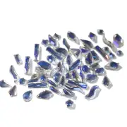 Long-lasting Nail Refractive 50pcs Aurora Glass Rhinestones for Stunning Party
