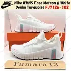 Nike WMNS Free Metcon 6 White Denim Turquoise FJ7126-102 Women's Size