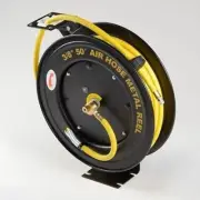 50 Foot Retractable Air Hose Reel Auto Wind Up Retracting Winding