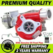 GEN1 High Flow Turbo+Genuine Oil Feed Pipe For Mitsubishi Triton MQ 4N15 2.4L