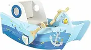 Hape Captain's Rocking Boat - Interactive Play Toy for Toddlers 12M+