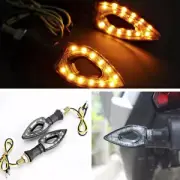 1X Universal Motorcycle LED Turn Signal Lights Indicator Blinker Lamp Am uuYXIU