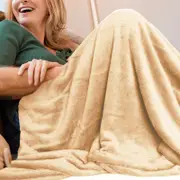 Royal Comfort Plush Camel Blanket