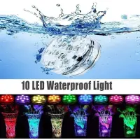 在飛比找蝦皮購物優惠-泳池燈帶遙控防水水下燈的潛水燈 16 色變色 LED 裝飾燈