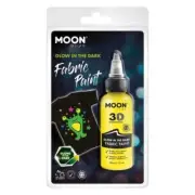 Moon Glow In The Dark Fabric Paint 30ml Clamshell Costume Make Up