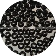Pick Size / 100 Tungsten Beads, Countersunk, Fly Tying, Craft / Black Color