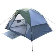 4 Person Dome Camping Tent, Double Layer Waterproof, Removable Rain Fly, for ...