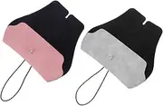 [BESPORTBLE] 2Pcs Leather Eyeglass Case Portable Sunglasses Container for Travel Spectacle Box Durable Design Protects Glasses From Scratches and Dust