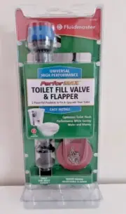 Fluidmaster Toilet Fill Valve And 2" Flapper Universal High Performance Bath