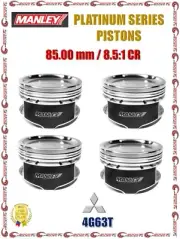 Manley 85.00 mm Bore 8.5:1 CR STD Size Piston Set For Mitsubishi 4G63T EVO (for: Mitsubishi)