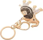 [CATIEBYE] Rhinestone Elephant Keychain Sparkling Bag Charm Key Ring Chain Crystal Purse Pendant Sparkle Backpack Decorations Lucky Handbag Accessory for Women